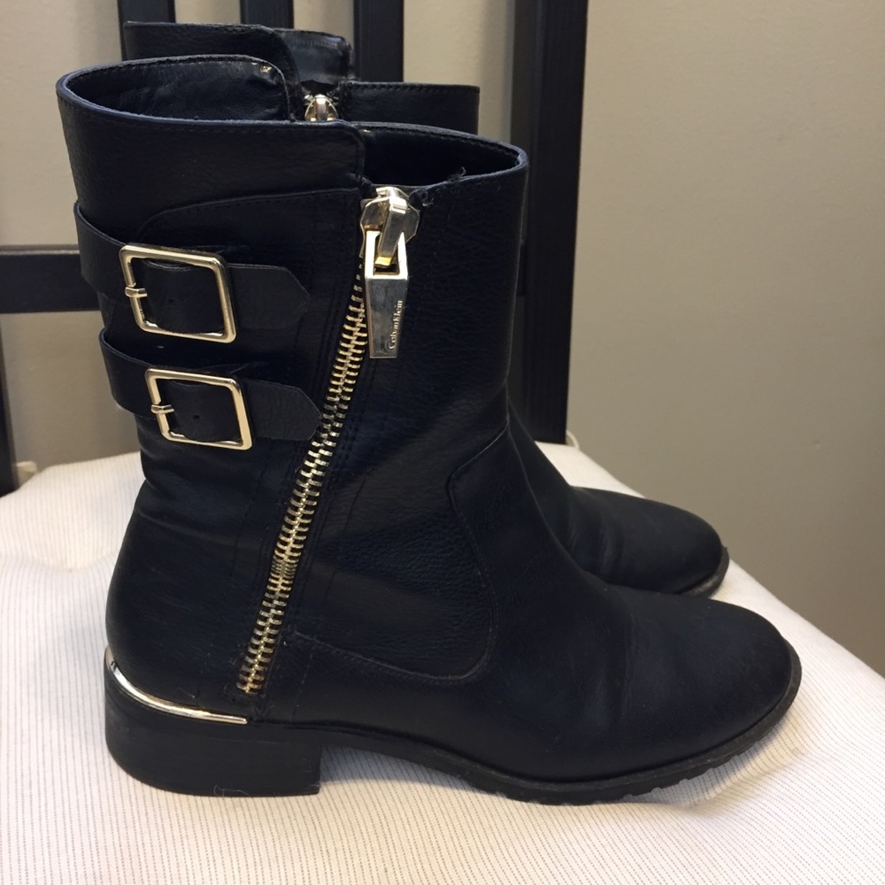 Leather Boots Calvin Klein